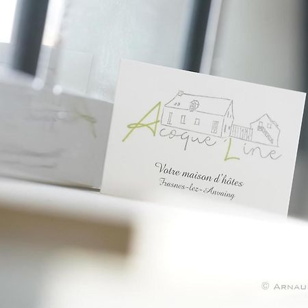 A Coque'Line Bed & Breakfast Frasnes-lez-Anvaing Exterior foto